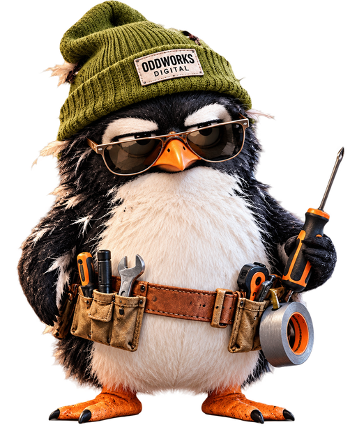 Patch, the Oddworks penguin